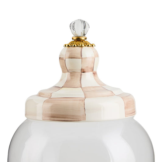 Mocha Check Beverage Hostess (Mackenzie Childs)