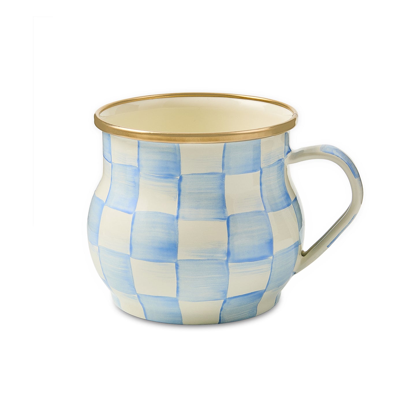 Sky Blue Check Mug (Mackenzie Childs) - PRE ORDER