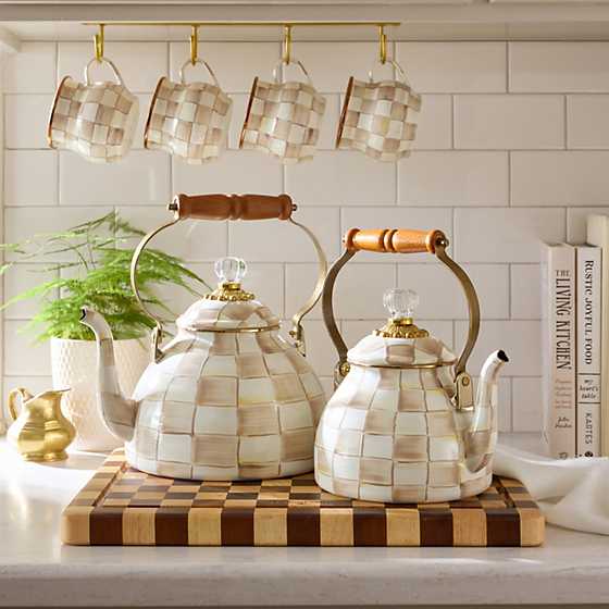 Mocha Check Mug (Mackenzie Childs) – Gallery Gifts Online