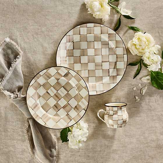 Mocha Check Mug (Mackenzie Childs)