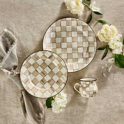 Mocha Check Mug (Mackenzie Childs)