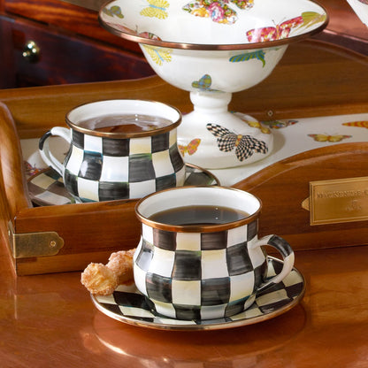 Courtly Check Teacup (Mackenzie Childs)