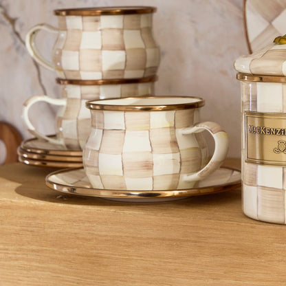 Mocha Tea Saucer (Mackenzie Childs)