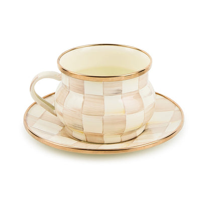 Mocha Tea Saucer (Mackenzie Childs)