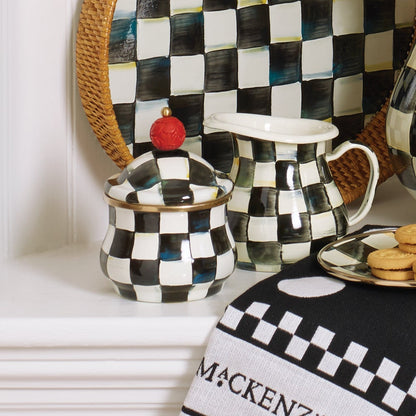Courtly Check Lidded Sugar Bowl (Mackenzie Childs)