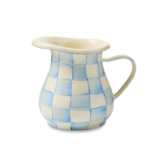 Sky Blue Check Creamer (Mackenzie Childs) - PRE ORDER