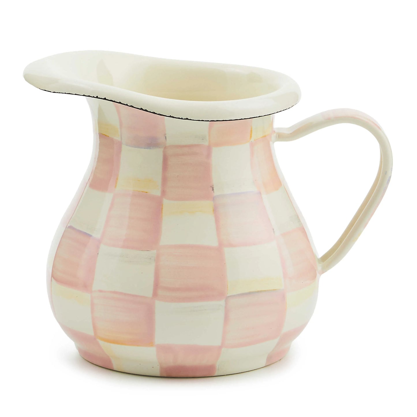 Rosy Check Enamel Creamer (Mackenzie Childs)