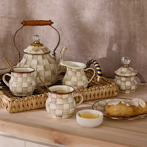 Mocha Check Creamer (Mackenzie Childs)