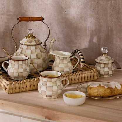 Mocha Check Creamer (Mackenzie Childs)
