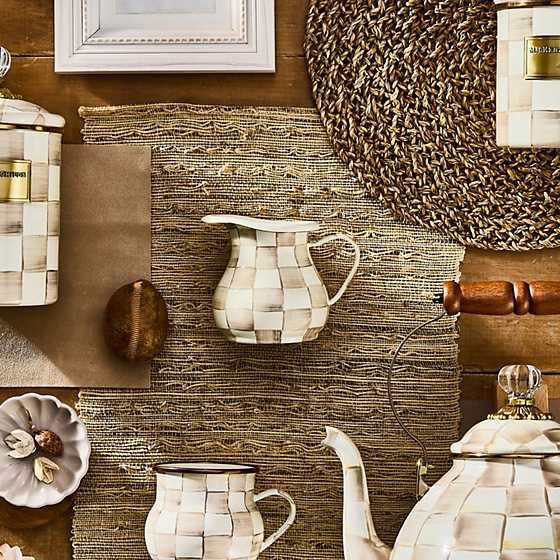 Mocha Check Creamer (Mackenzie Childs)