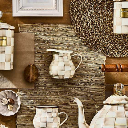 Mocha Check Creamer (Mackenzie Childs)