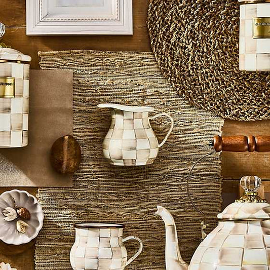 Mocha Check Creamer (Mackenzie Childs)