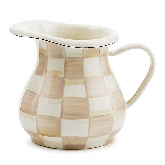 Mocha Check Creamer (Mackenzie Childs)