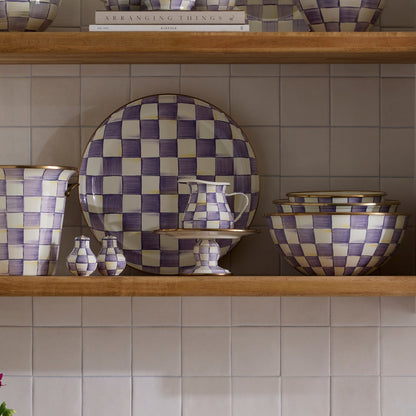 Violet Check Creamer (Mackenzie Childs)