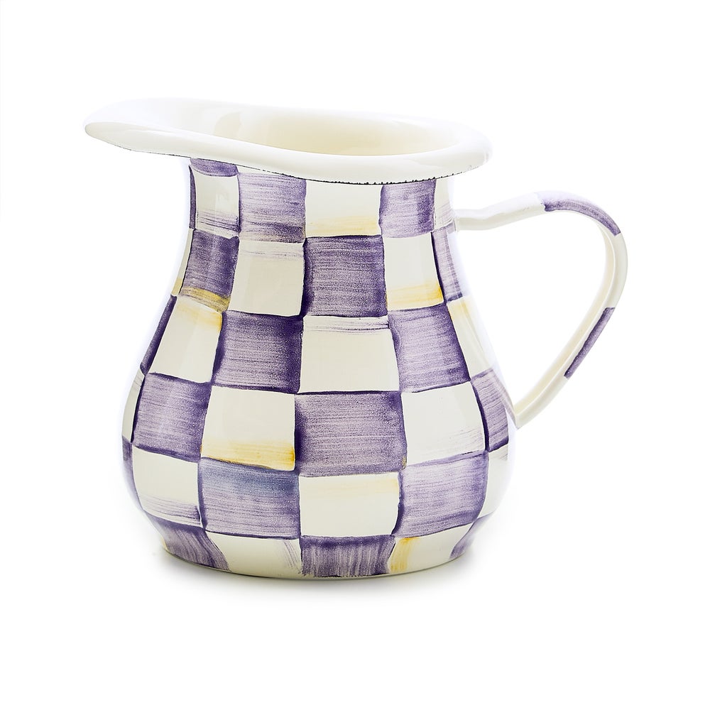 Violet Check Creamer (Mackenzie Childs)