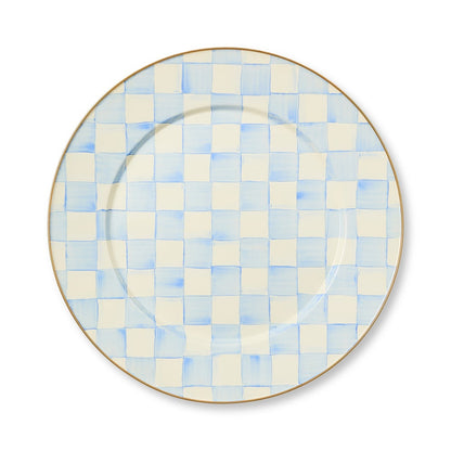Sky Blue Check Serving Platter (Mackenzie Childs) - PRE ORDER