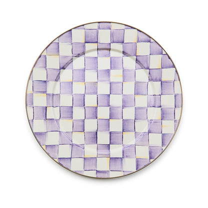Violet Check Serving Platter (Mackenzie Childs)