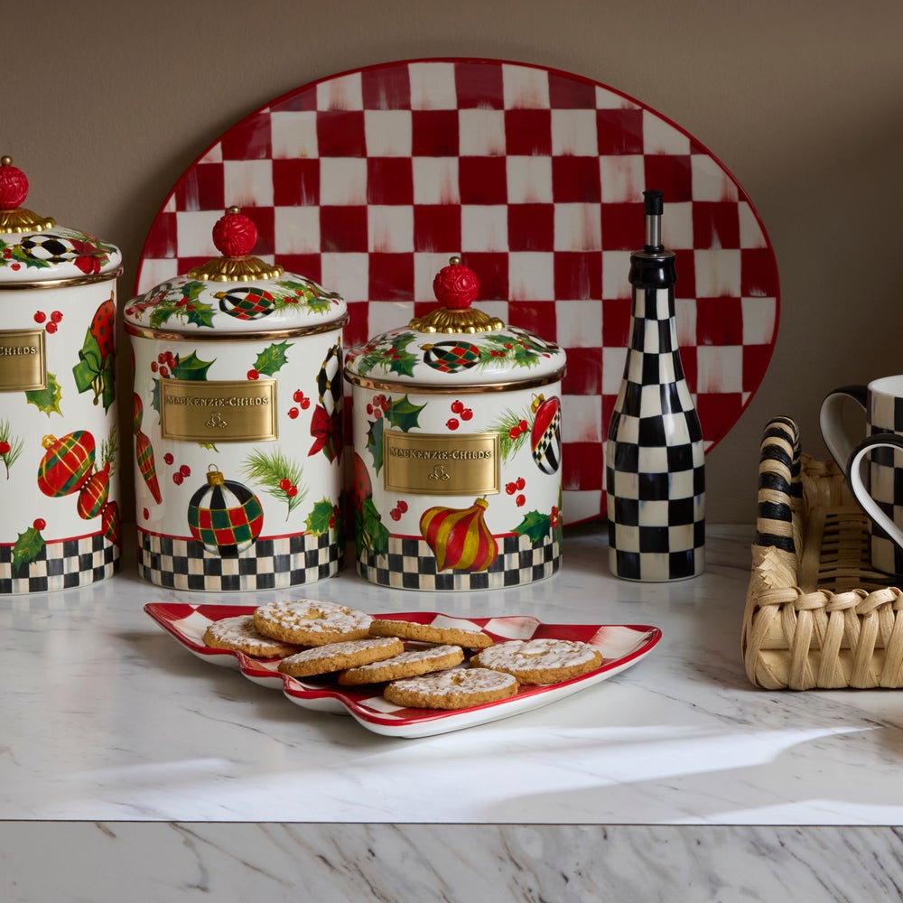 Deck the Halls Small Canister (Mackenzie Childs)