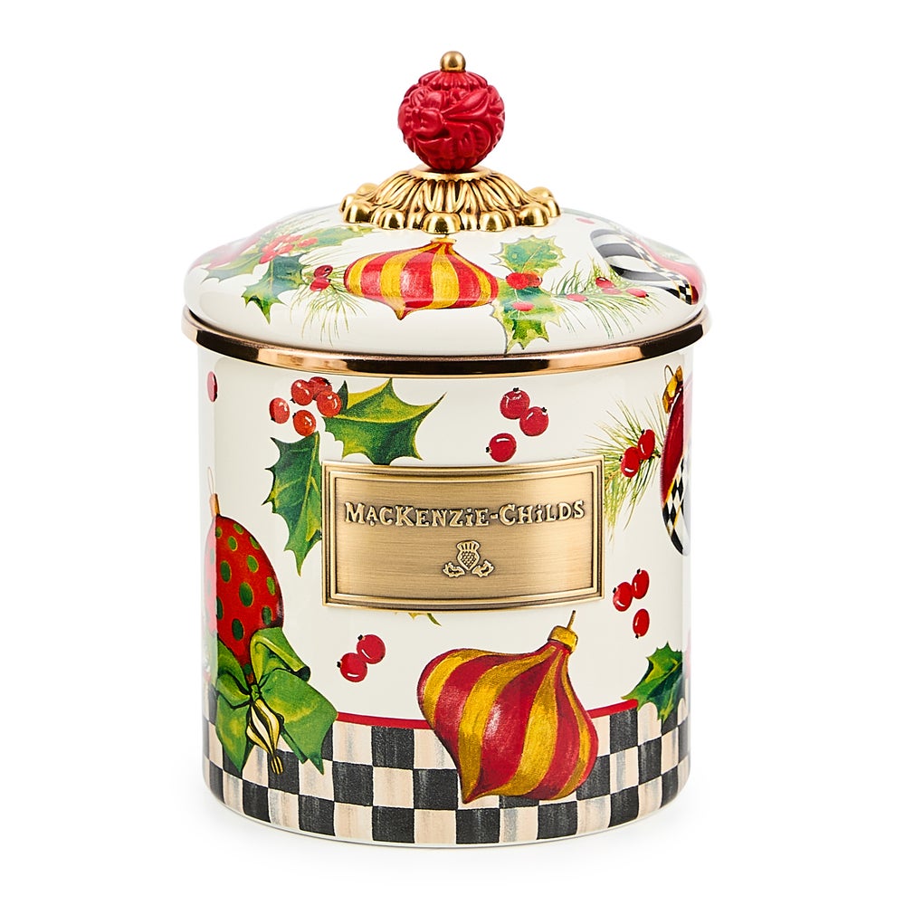 Deck the Halls Small Canister (Mackenzie Childs)