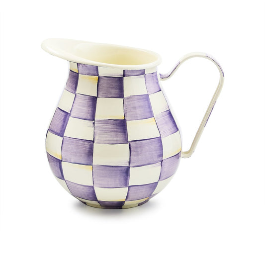 Violet Check Pitcher (Mackenzie Childs)