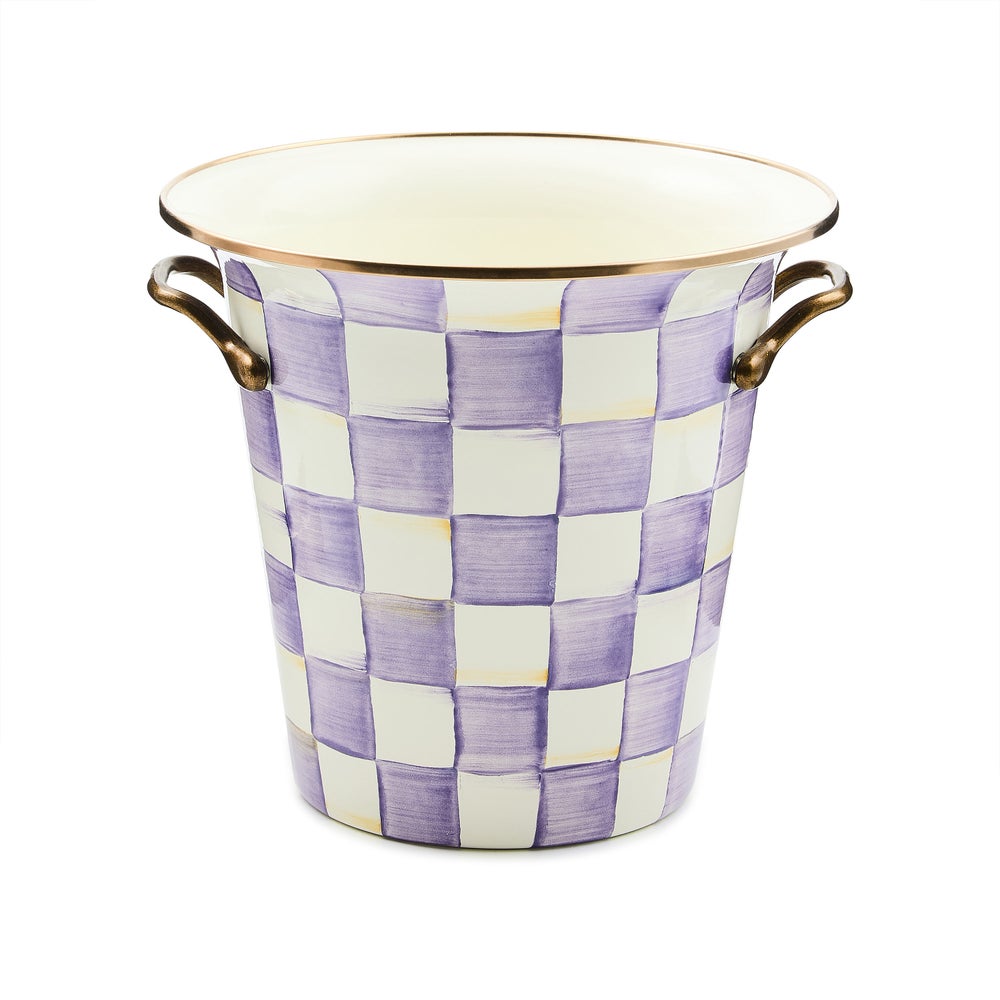 Violet Check Wine Cooler (Mackenzie Childs)
