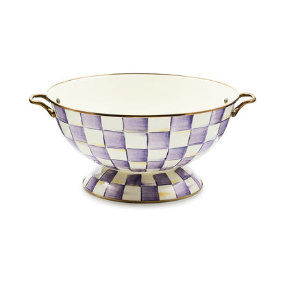 Violet Check Everything Bowl (Mackenzie Childs)