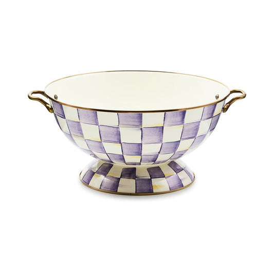 Violet Check Everything Bowl (Mackenzie Childs)