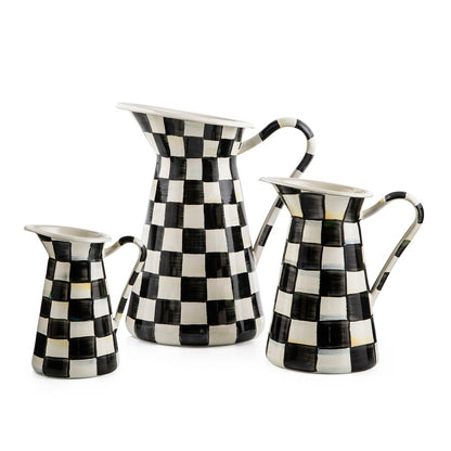 Courtly Check Large Practical Pitcher (Mackenzie Childs)