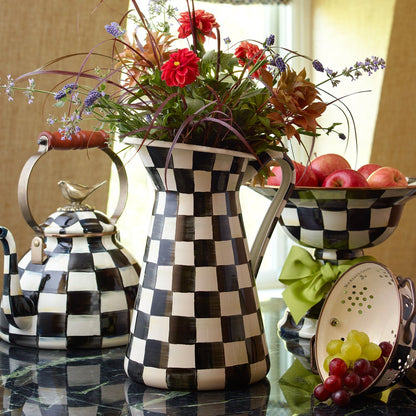 Courtly Check Large Practical Pitcher (Mackenzie Childs)