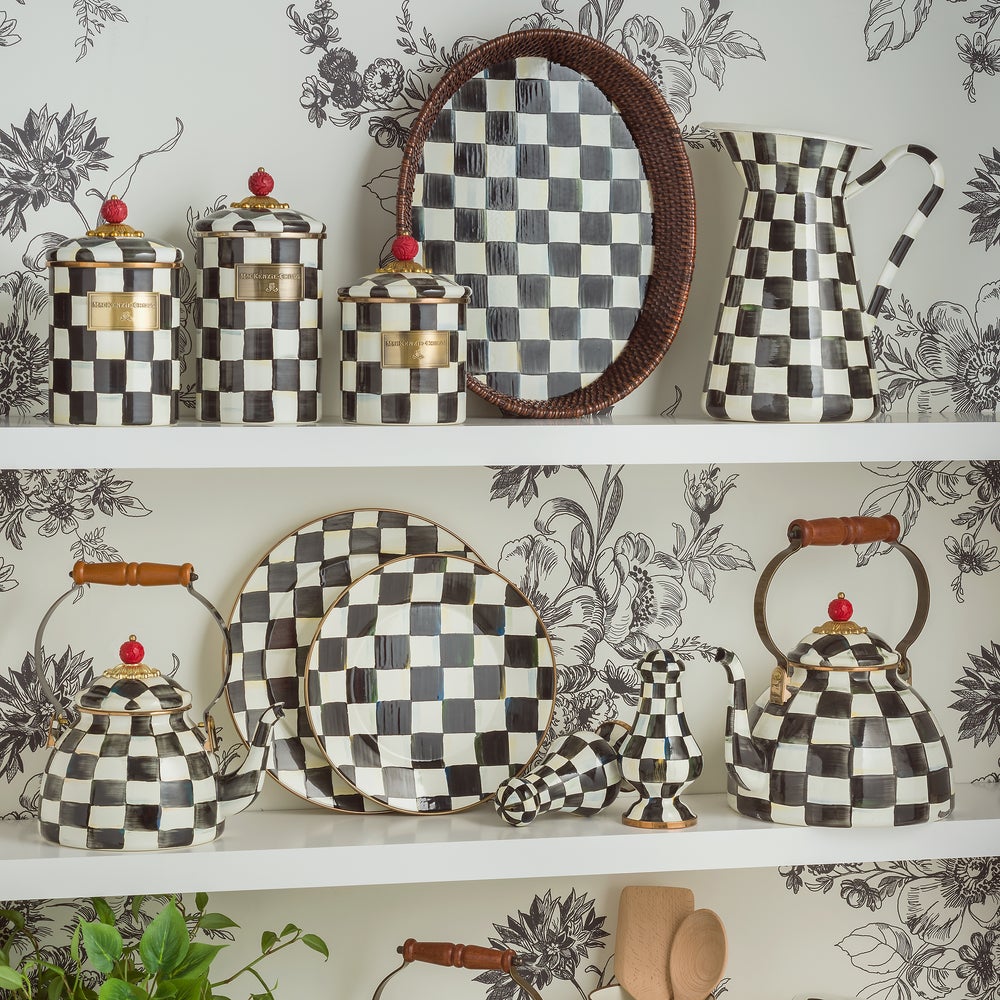 Courtly Check Large Practical Pitcher (Mackenzie Childs)