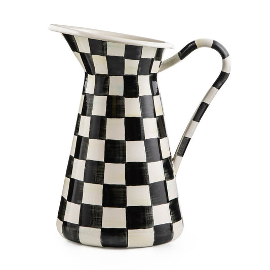 Courtly Check Large Practical Pitcher (Mackenzie Childs)