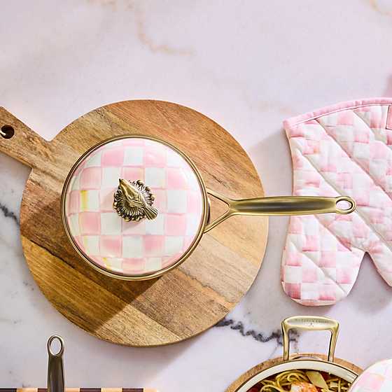 Rosy Check 2.5 Qt. Saucepan (Mackenzie Childs)