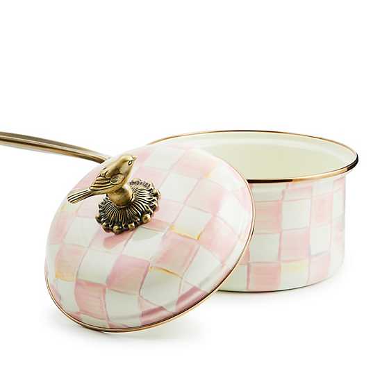 Rosy Check 2.5 Qt. Saucepan (Mackenzie Childs)