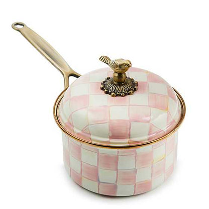 Rosy Check 2.5 Qt. Saucepan (Mackenzie Childs)