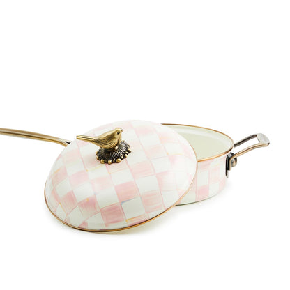 Rosy Check 3 Qt. Saute Pan (Mackenzie Childs)