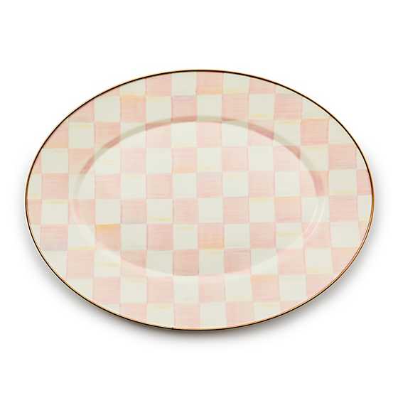 Rosy Check Medium Oval Platter (Mackenzie Childs)