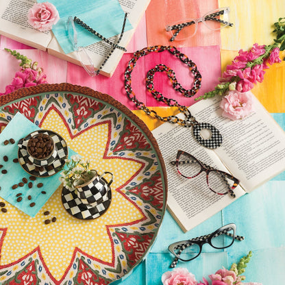 Courtly Check Espresso Cup & Saucer Set (Mackenzie Childs)