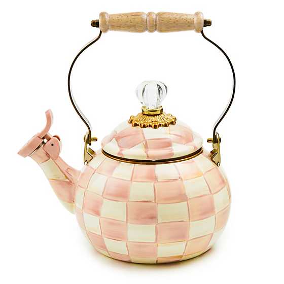Rosy Check Whistling Tea Kettle (Mackenzie Childs)