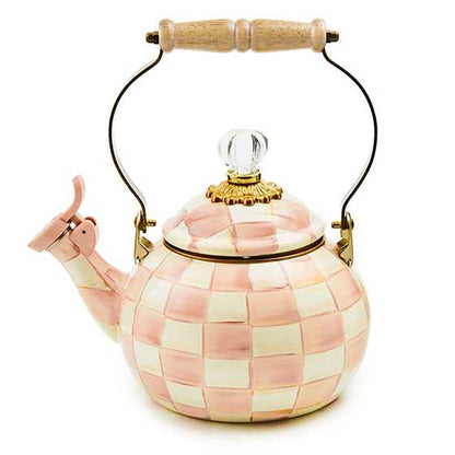 Rosy Check Whistling Tea Kettle (Mackenzie Childs)