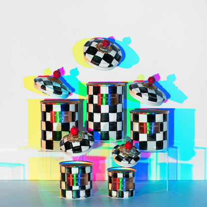 Courtly Check Mini Canister (Mackenzie Childs)