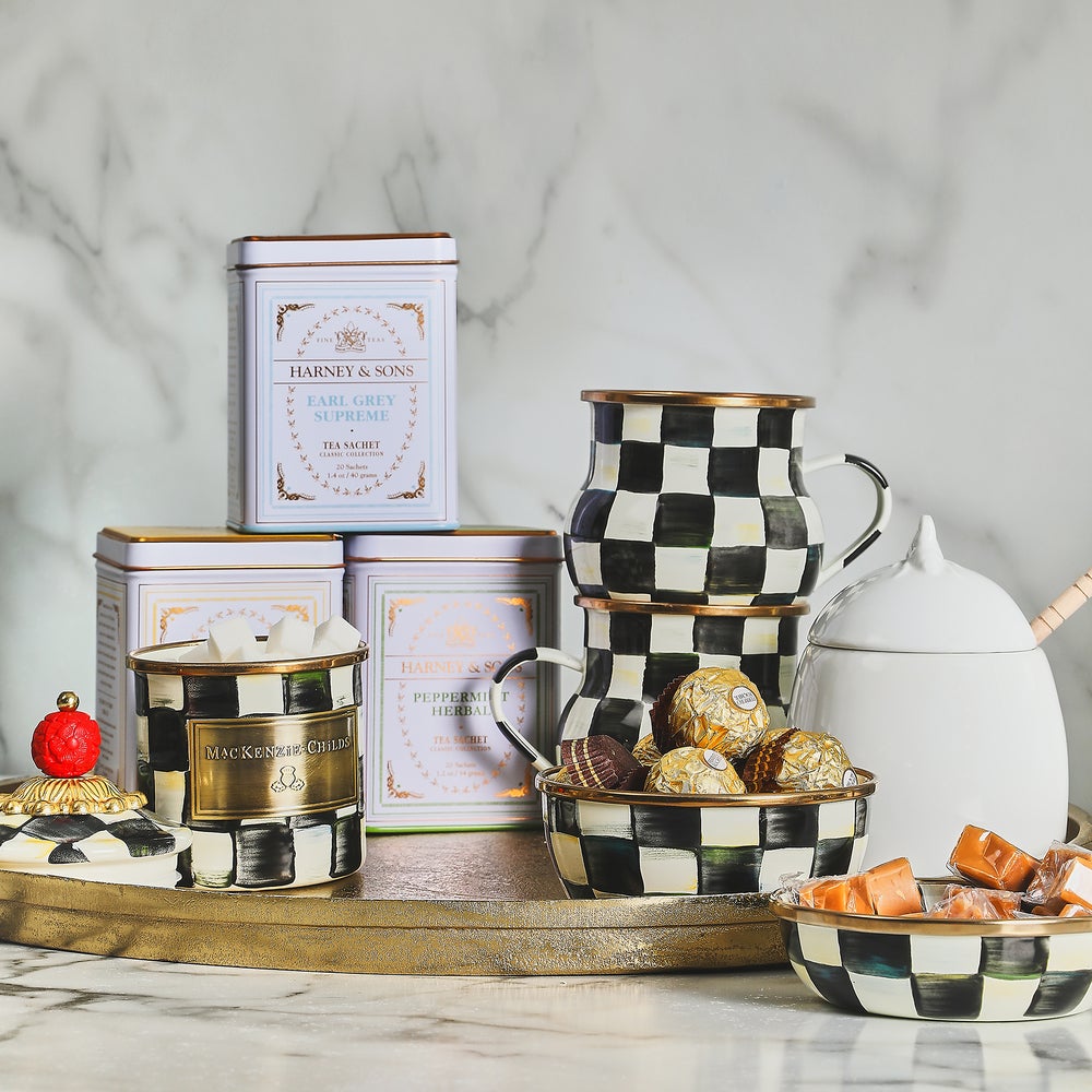 Courtly Check Mini Canister (Mackenzie Childs)
