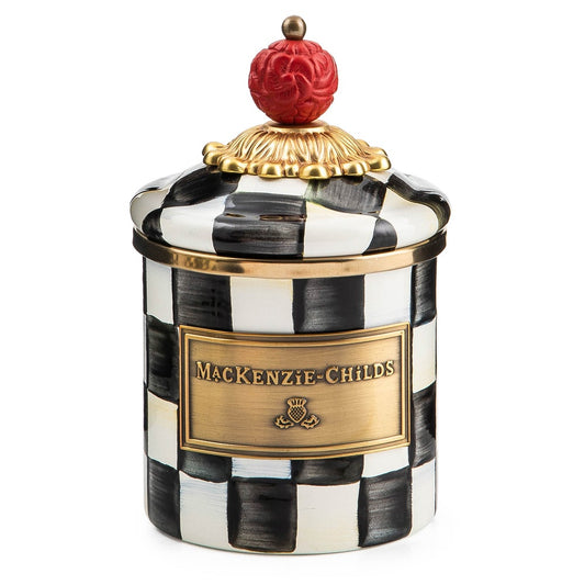 Courtly Check Mini Canister (Mackenzie Childs)