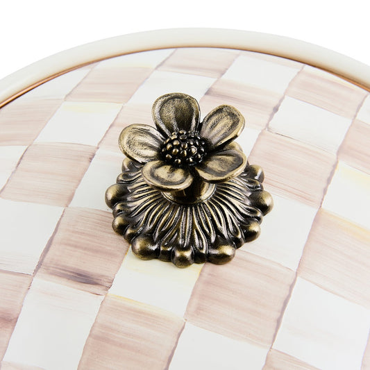 Mocha Check Medium Casserbole (Mackenzie Childs)