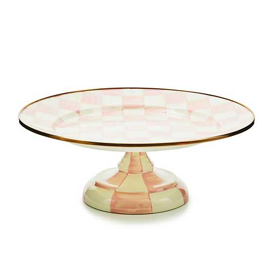 Rosy Check Small Pedestal Platter (Mackenzie Childs)