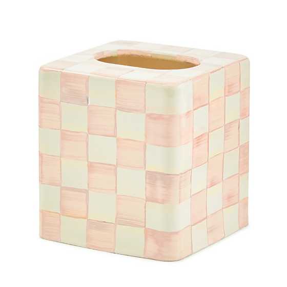 Rosy Check Boutique Tissue Box Cover (Mackenzie Childs)