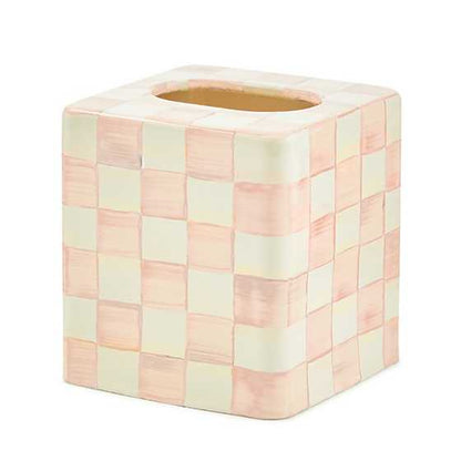 Rosy Check Boutique Tissue Box Cover (Mackenzie Childs)