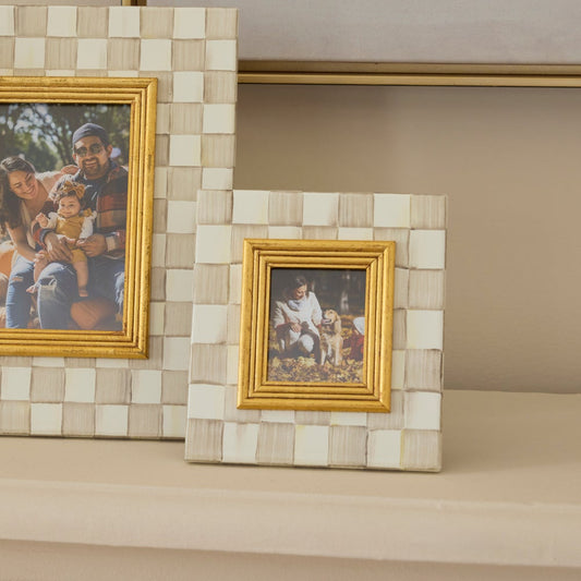 Mocha Check 2.5" x 3" Frame (Mackenzie Childs)