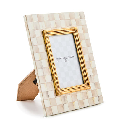 Mocha Check 5" x 7" Frame (Mackenzie Childs)