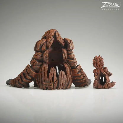 Miniature Orangutan with Baby (Set of 2) (Edge Sculpture by Matt Buckley)