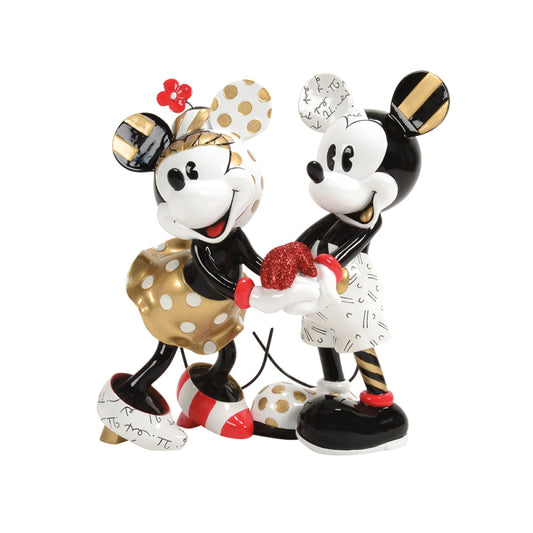 Mickey and Minnie Mouse Midas Figurine (Disney Britto Collection)